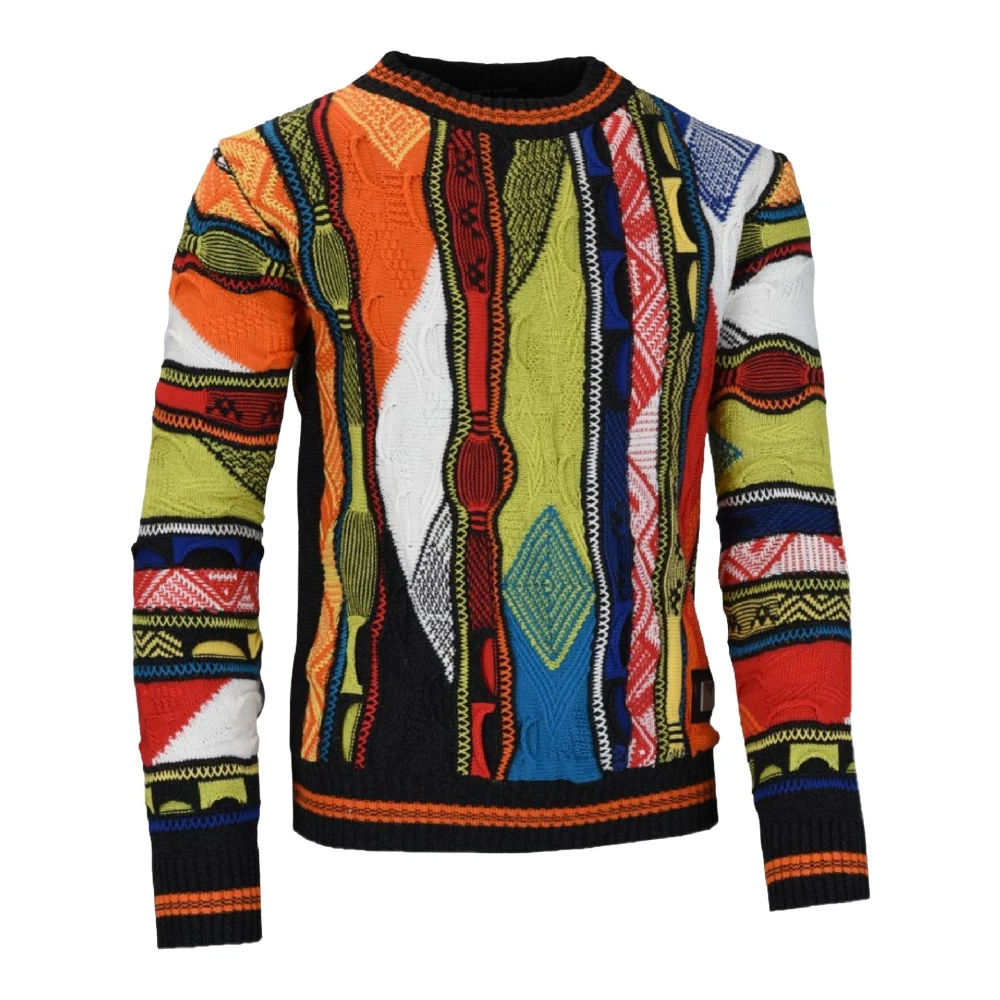 Carlo Colucci Boys Colorful Knit Sweater For Kids Cason