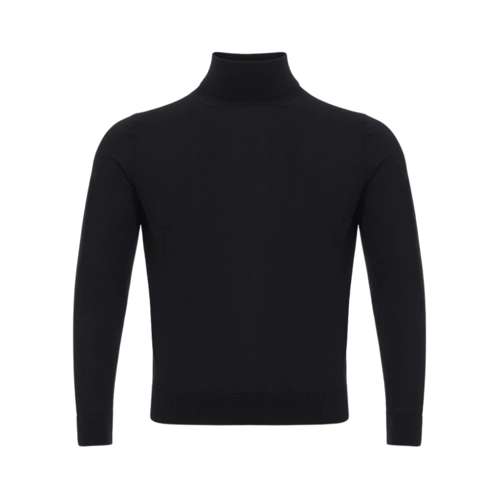 Colombo Italiaanse Kasjmiertrui Black Heren