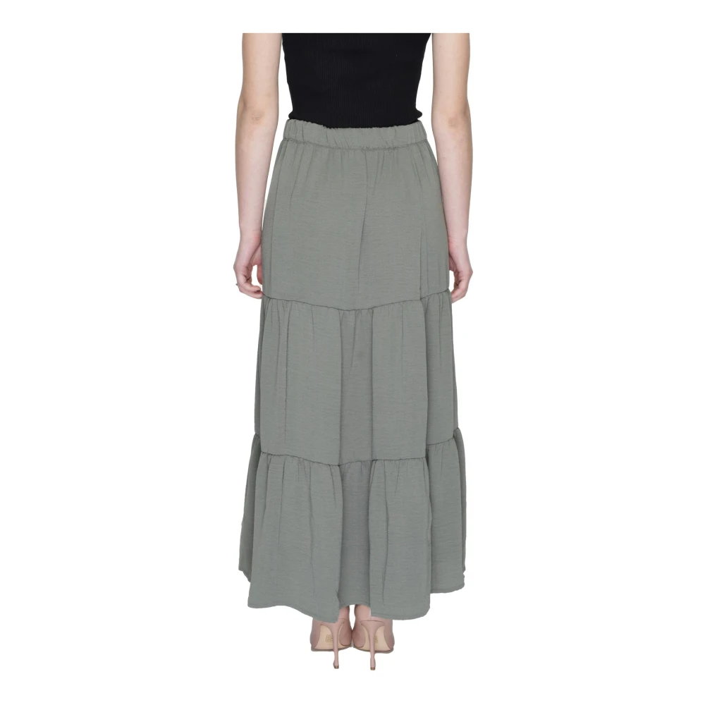 Jacqueline de Yong Midi Skirts Green Dames