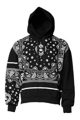 sweat-a-capuche-bandana-noir