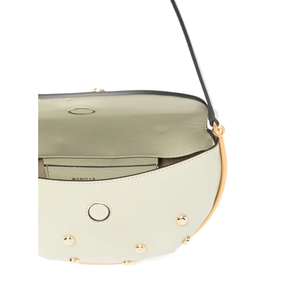 Wandler Witte Schoudertas Chic en veelzijdig Beige Dames