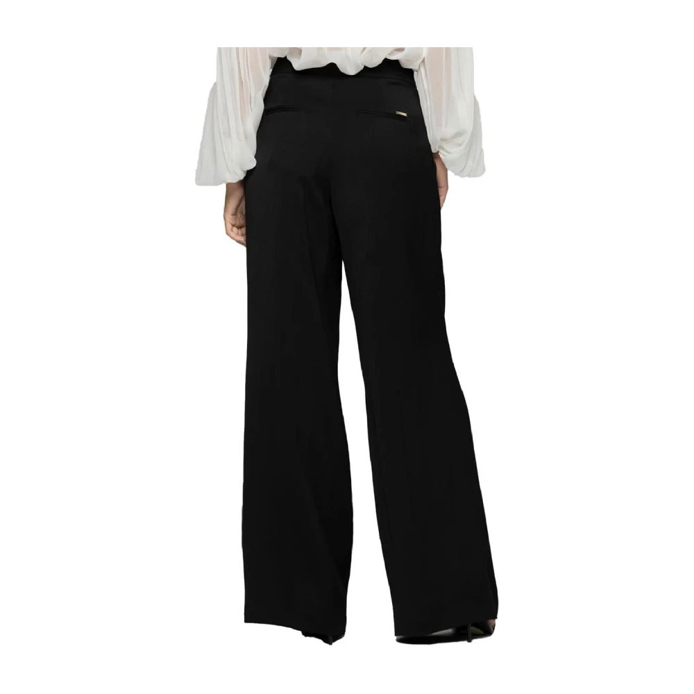 Kocca Zwarte Palazzo Broek Black Dames