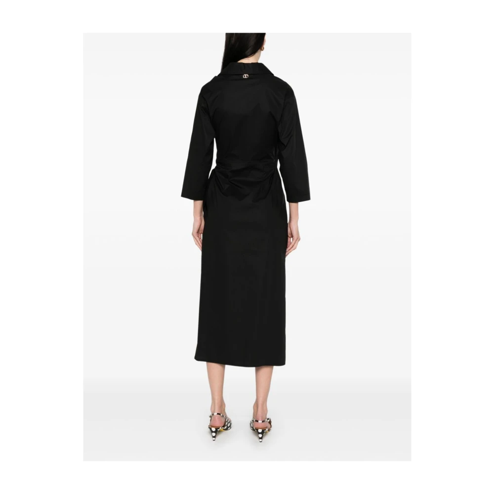 Twinset Zwarte Jurk voor Vrouwen Black Dames