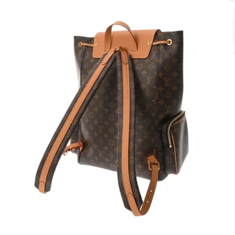 Louis Vuitton Vintage Pre-owned Canvas backpacks Brown Dames