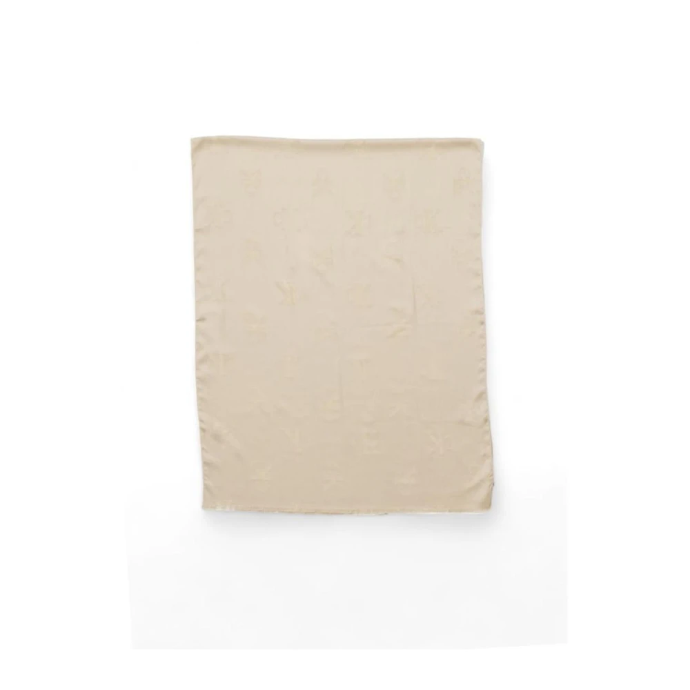 Calvin Klein Modal Blend Sjaal voor Vrouwen Beige Dames