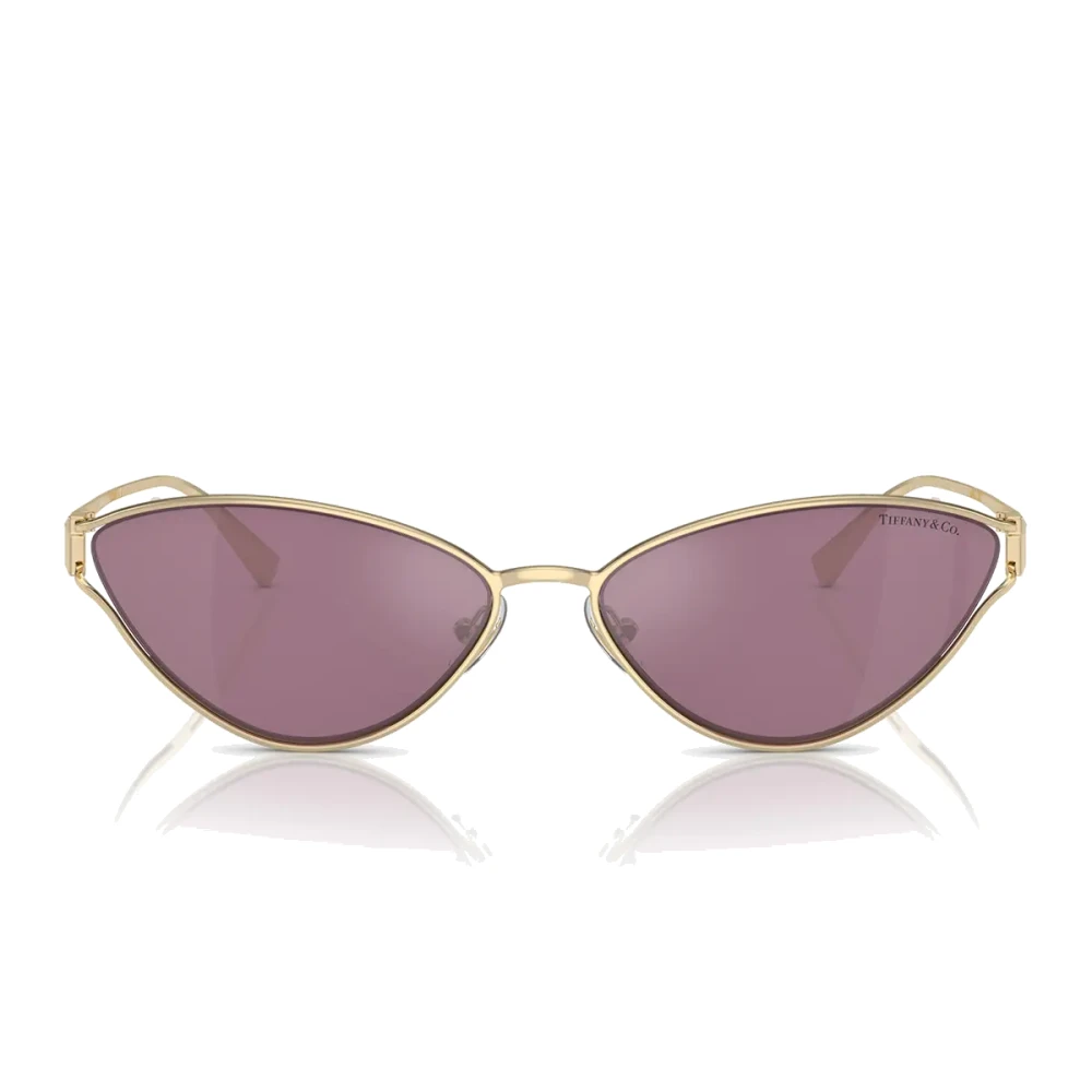 Tiffany Women's Yellow Sunglasses, 61 Mm, Modern Cat-Eye Sunglasses