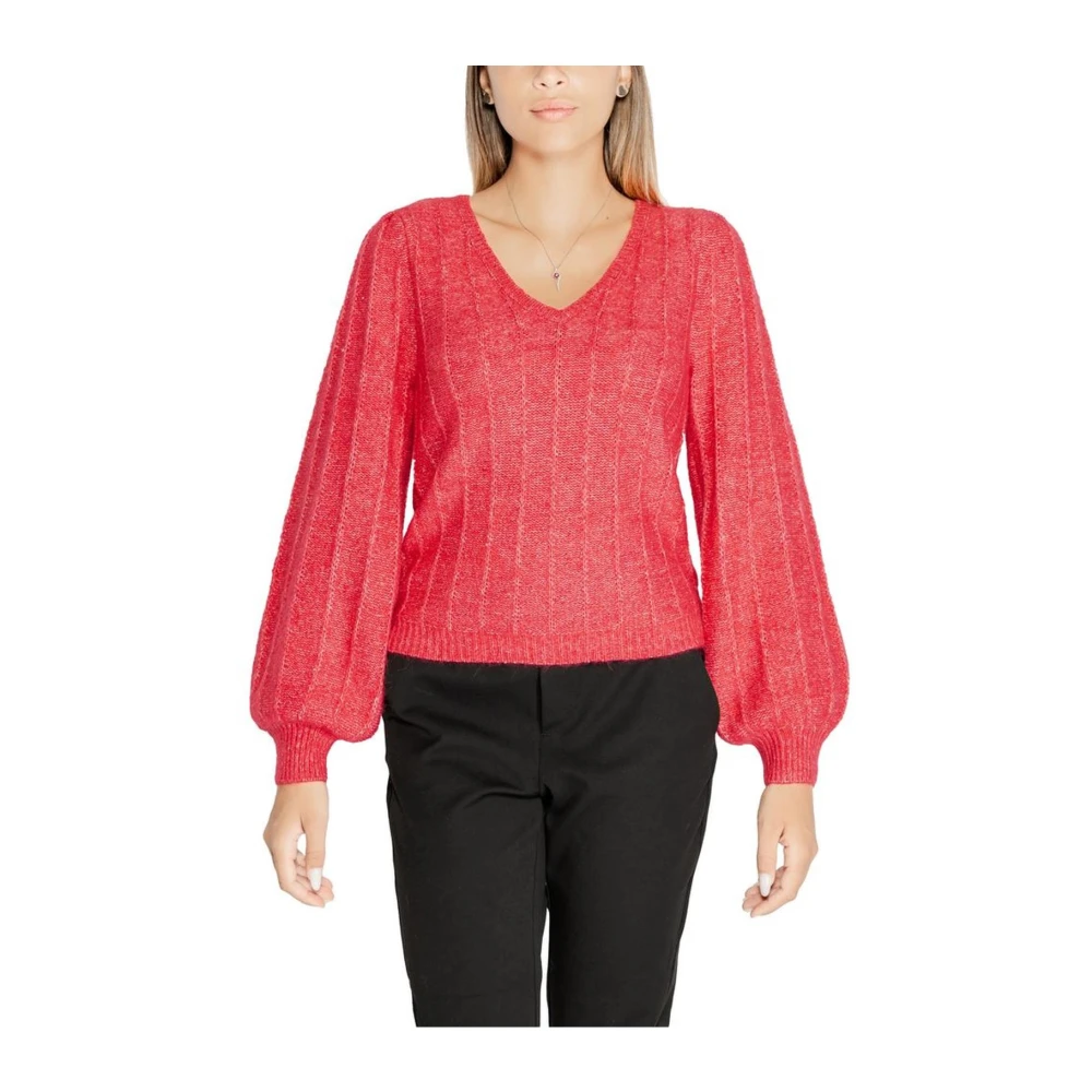 Guess Roze Gebreide Trui Herfst Winter Collectie Pink Dames