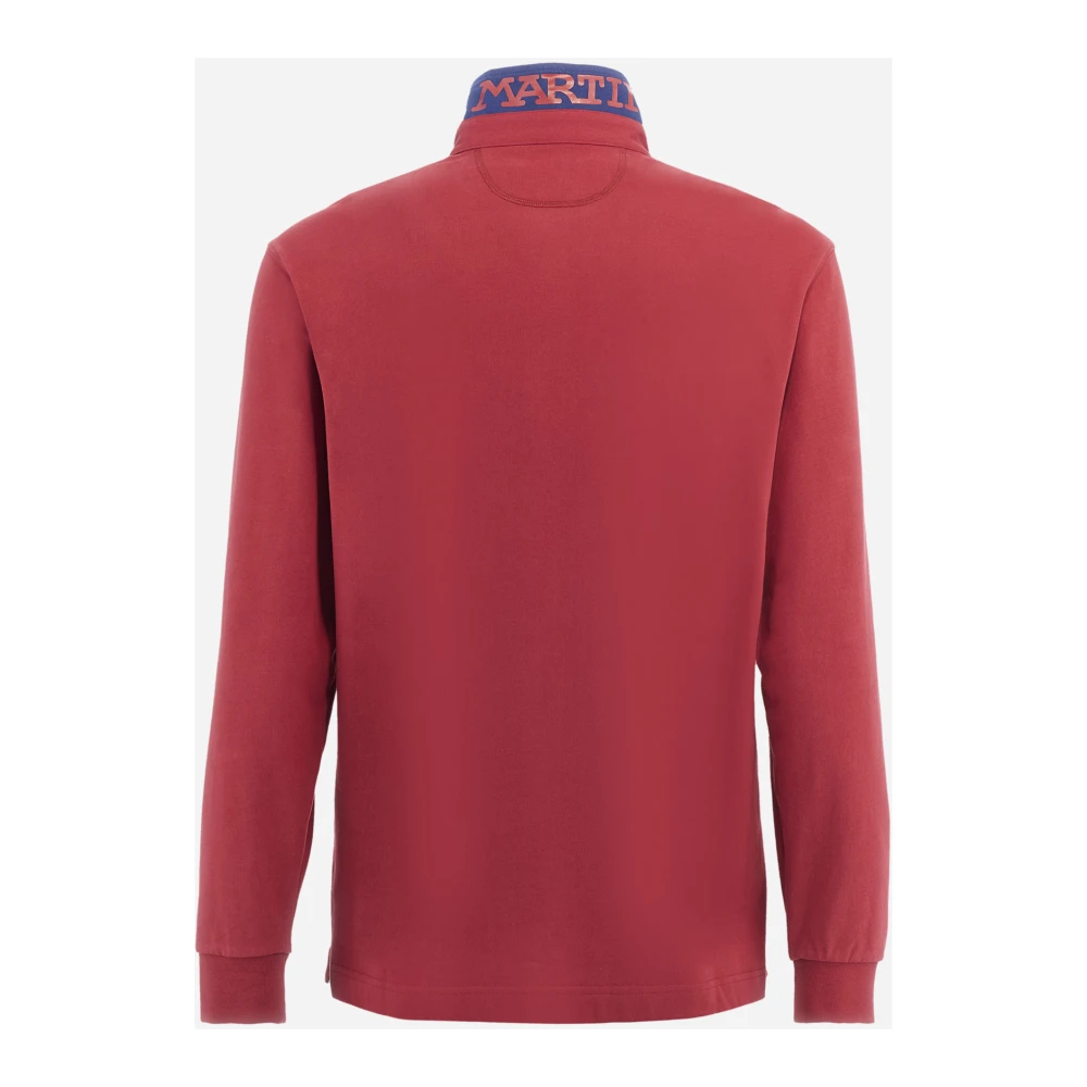 LA MARTINA Bordeaux T-shirts en Polos Red Heren
