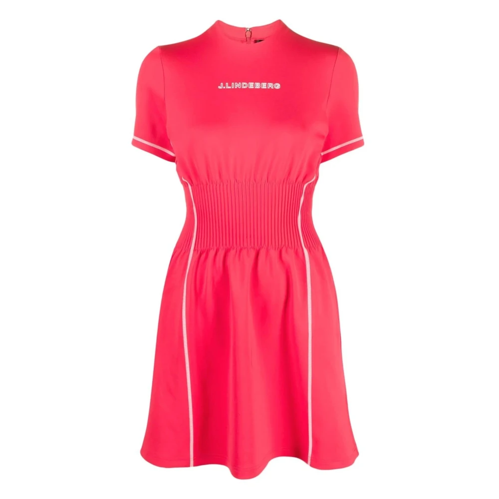 J.LINDEBERG Roze Krystal Casual Mini Jurk Pink Dames