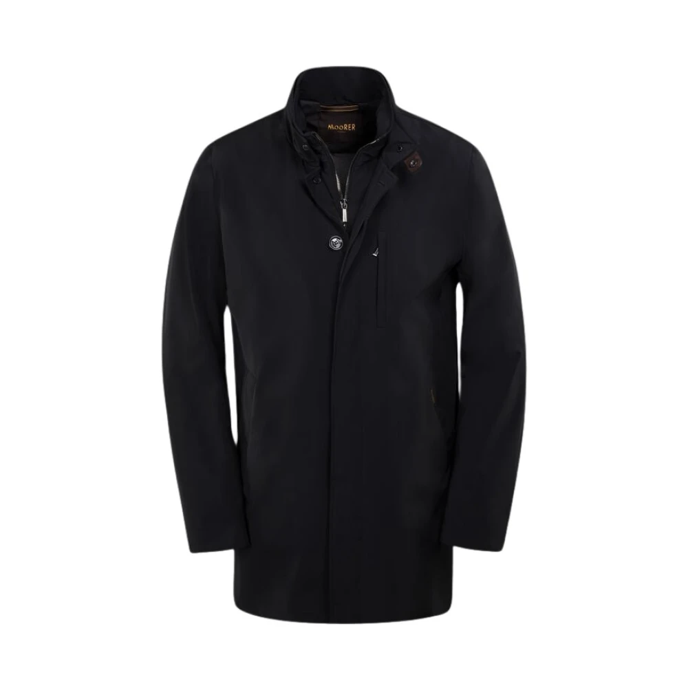 Moorer Men's Black Parkas, 5XL, Duster Coat