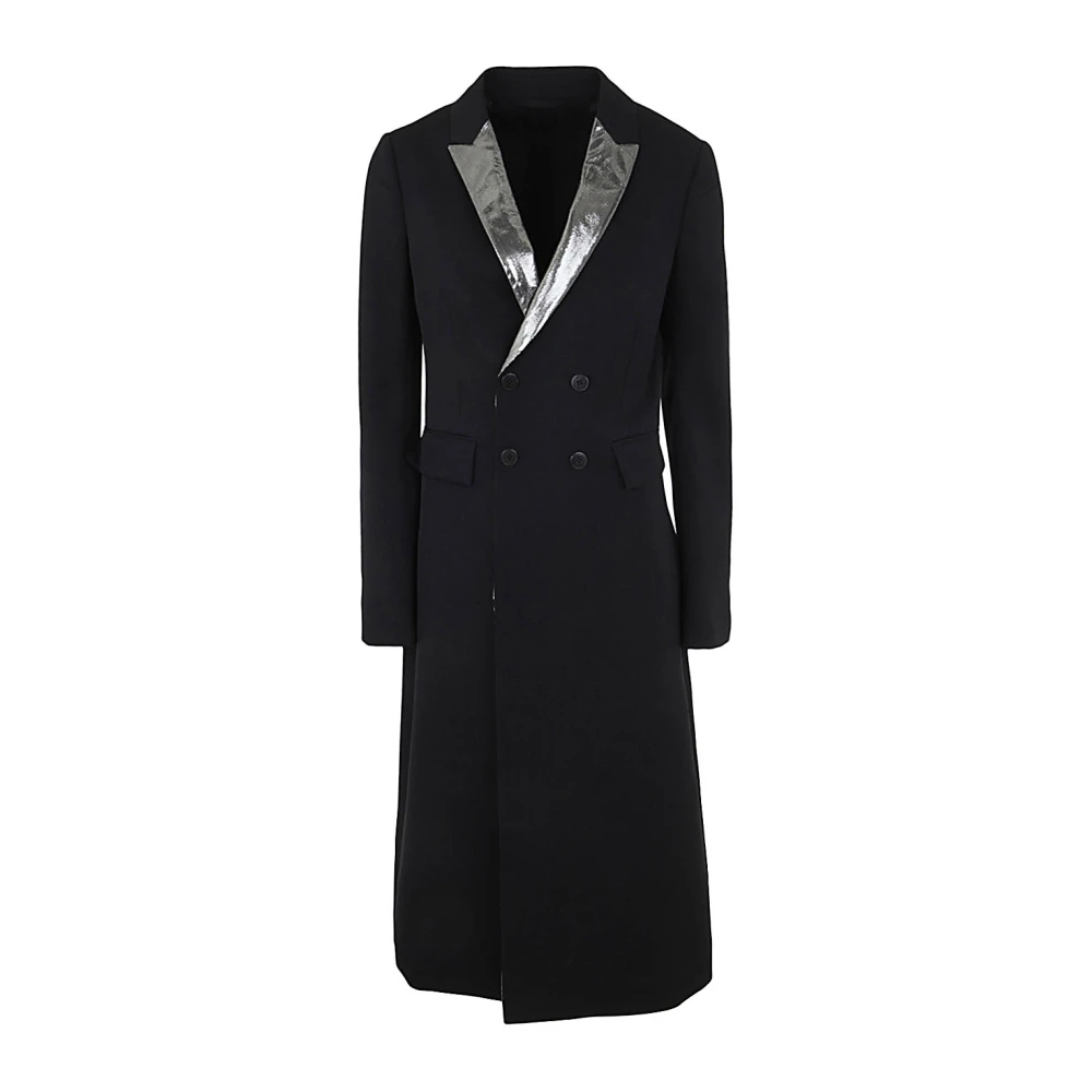 Sapio Single-Breasted Coats Black Dames