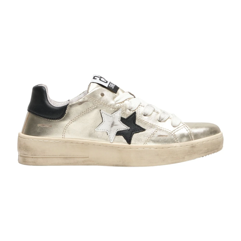 2Star Italiaanse leren sneakers voor vrouwen Dames Schoenen Veelkleurig Multicolor