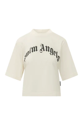 Curved Logo Boxy Tee