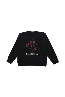 pull-col-rond-noir-avec-impression-logo