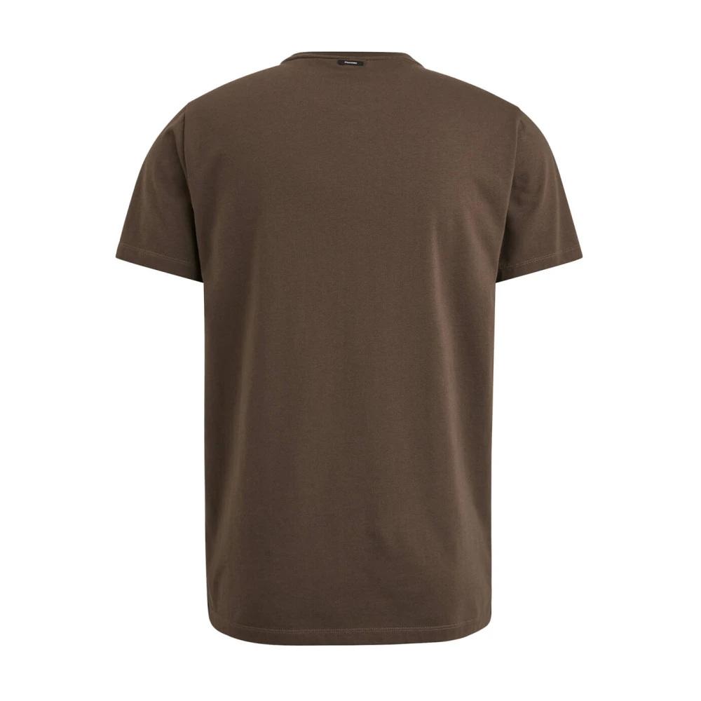 Vanguard Korte Mouw Crewneck Katoenen T-shirt Brown Heren