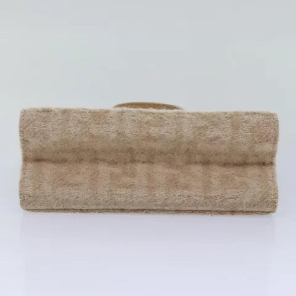 Fendi Vintage Pre-owned Canvas handbags Beige Dames