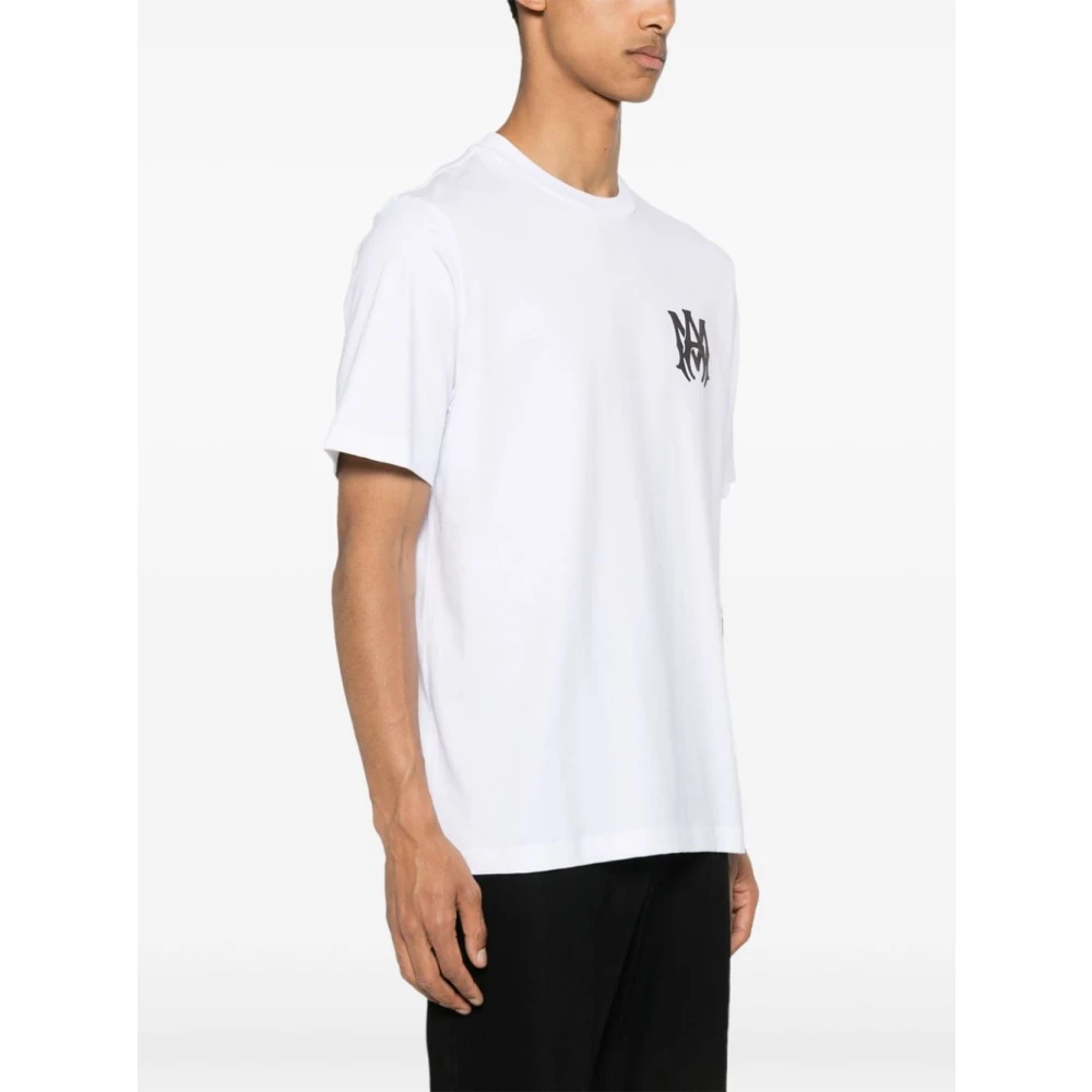 Amiri Kernlogo In reliëf T-shirt White Heren