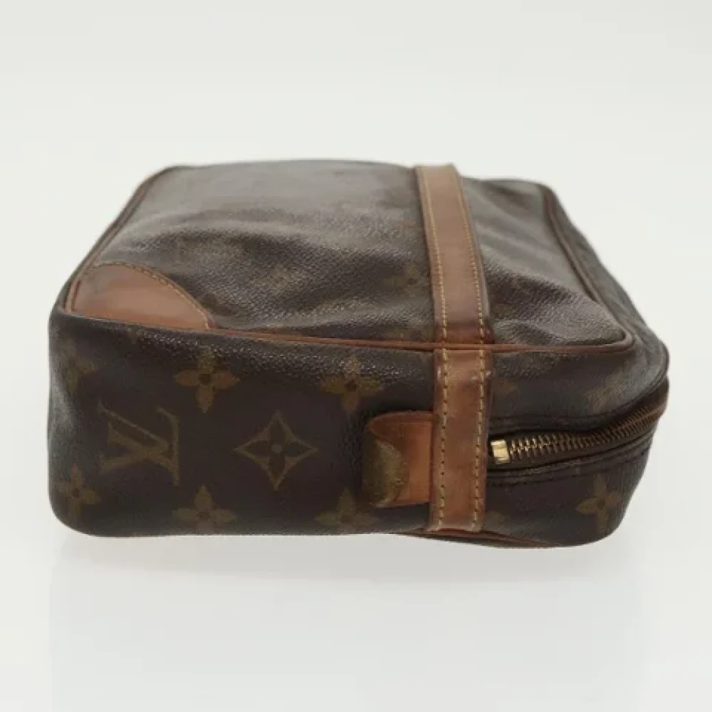 Louis Vuitton Vintage Pre-owned Canvas clutches Brown Dames