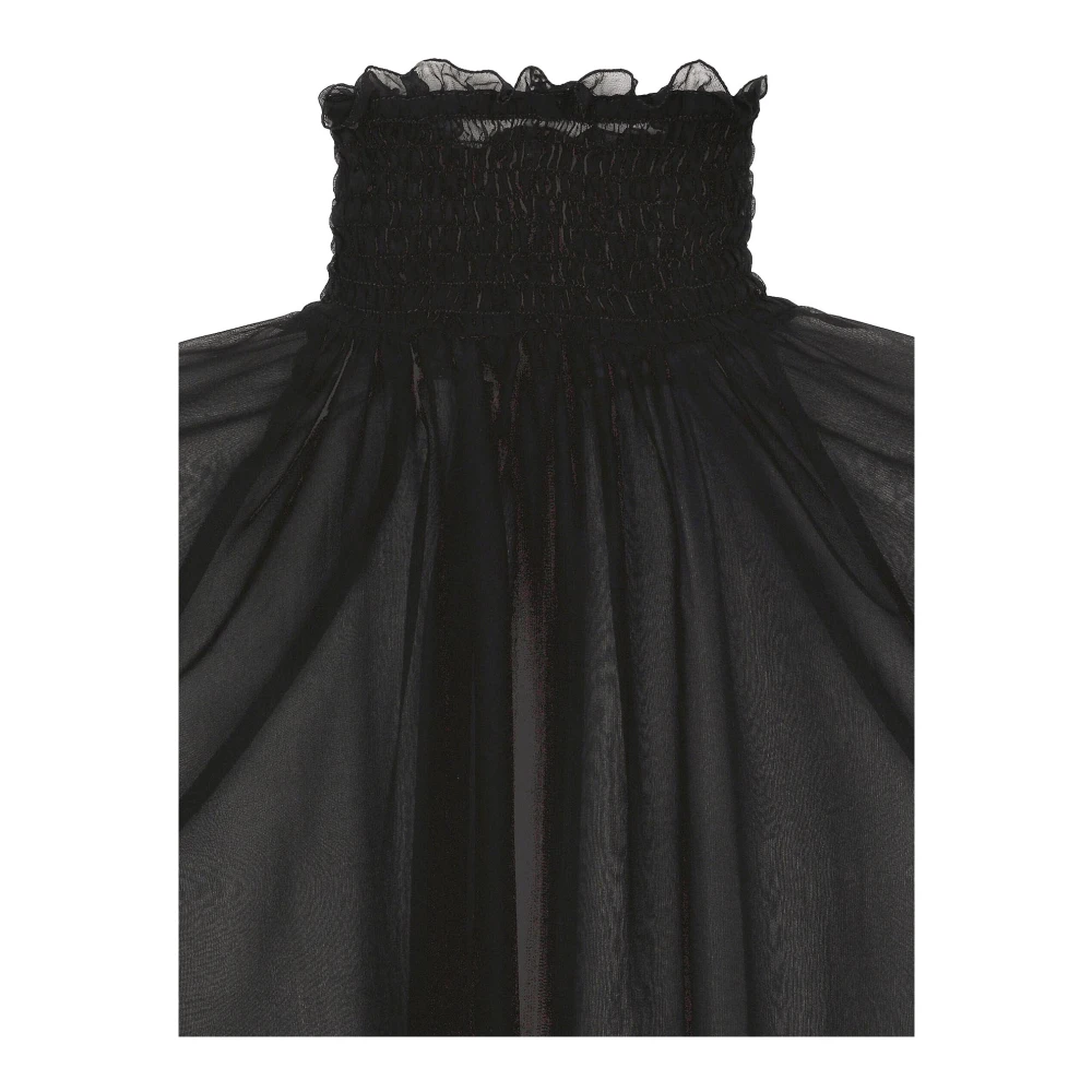 Dolce & Gabbana Zijden Top Black Dames