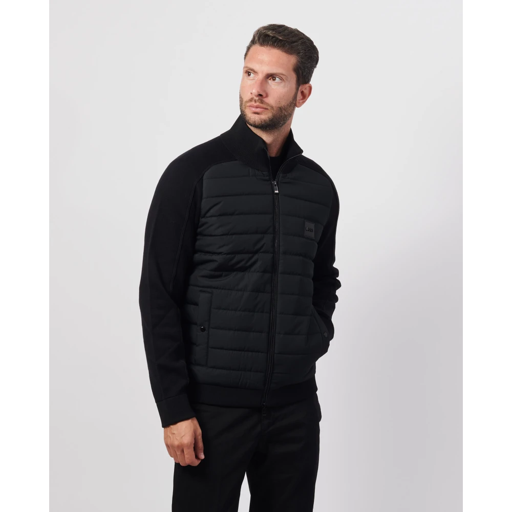 Hugo Boss Gewatteerde Herenjas Zwart Black Heren