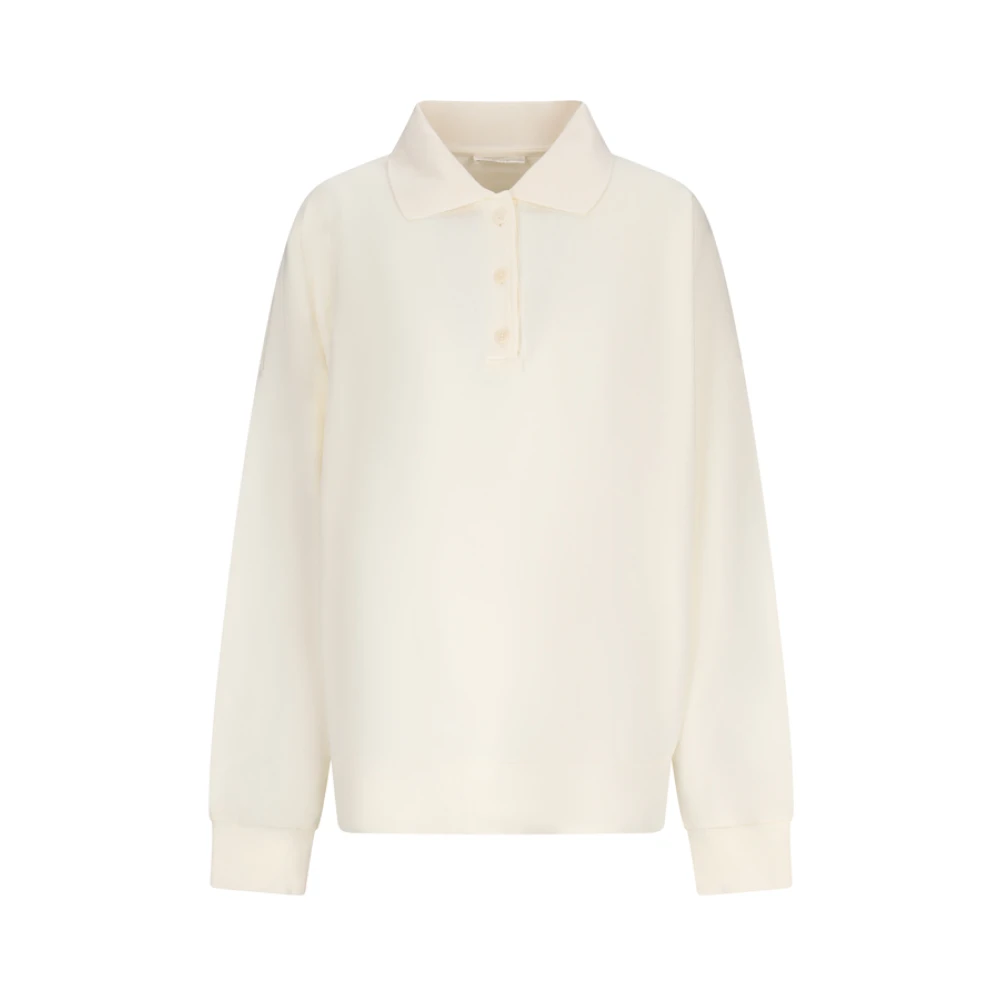 The Row White Cotton Top For Women - Female - Polo Shirts - L - Tops