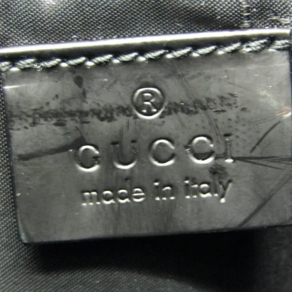 Gucci Vintage Pre-owned Canvas clutches Black Dames