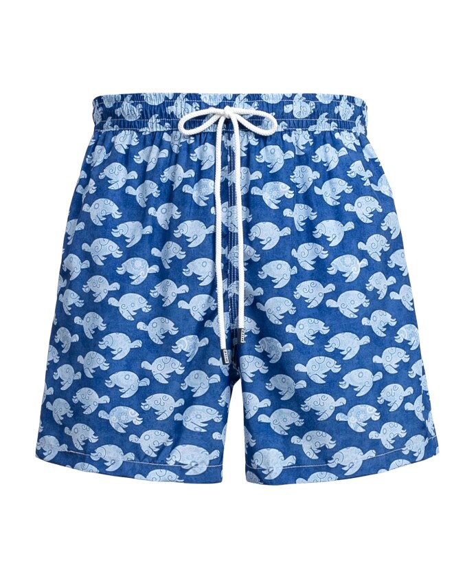 maillot-de-bain-imprime-tortue-bleue