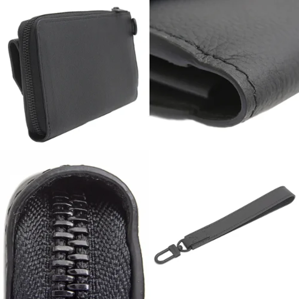 Louis Vuitton Vintage Pre-owned Canvas wallets Black Heren