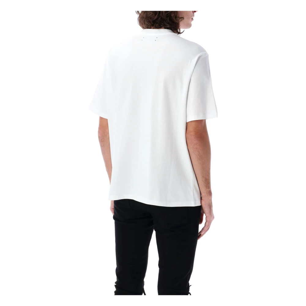 Amiri Wit Core Logo T-Shirt White Heren