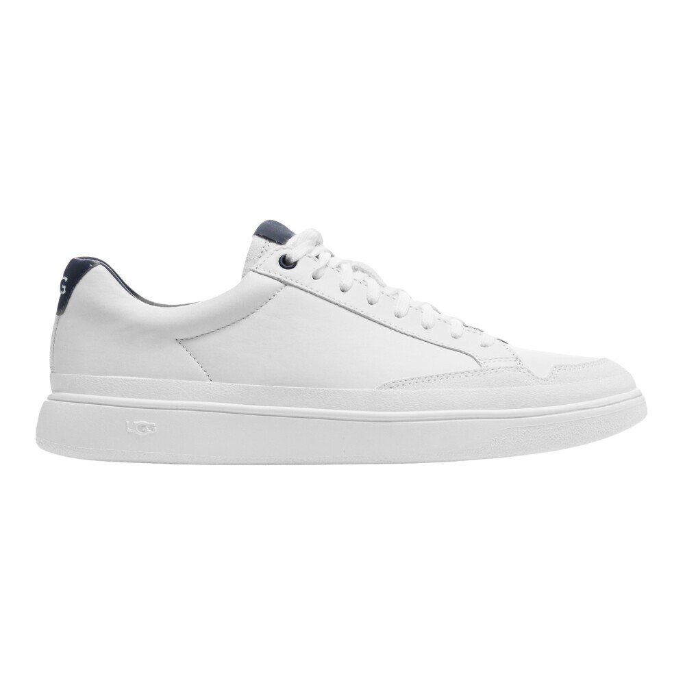 Witte leren heren fashion sneakers