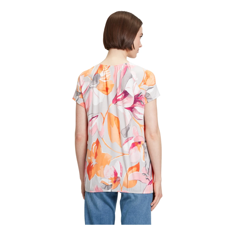 Betty Barclay Casual Shirt met Elastische Tailleband Multicolor Dames