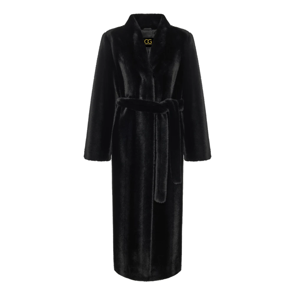 Cesare Gaspari Donna Nero Faux Fur Shearling Jackets