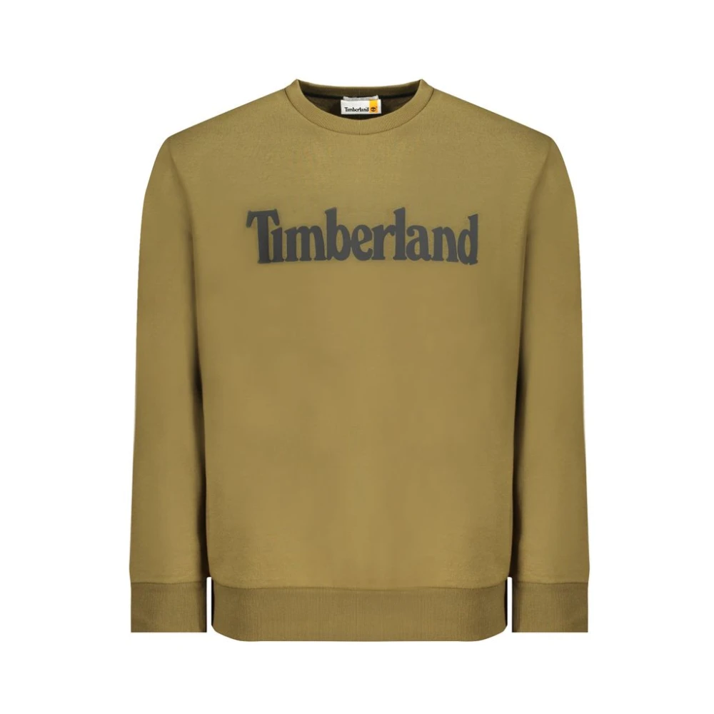 Timberland Groene Sweatshirt met Lange Mouwen en Print Green Heren