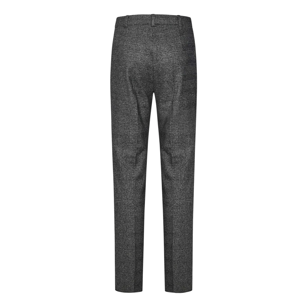 Max Mara Studio Grijze Broek Regular Fit Gray Dames
