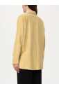 chemise-en-cuir-jaune-coupe-decontractee