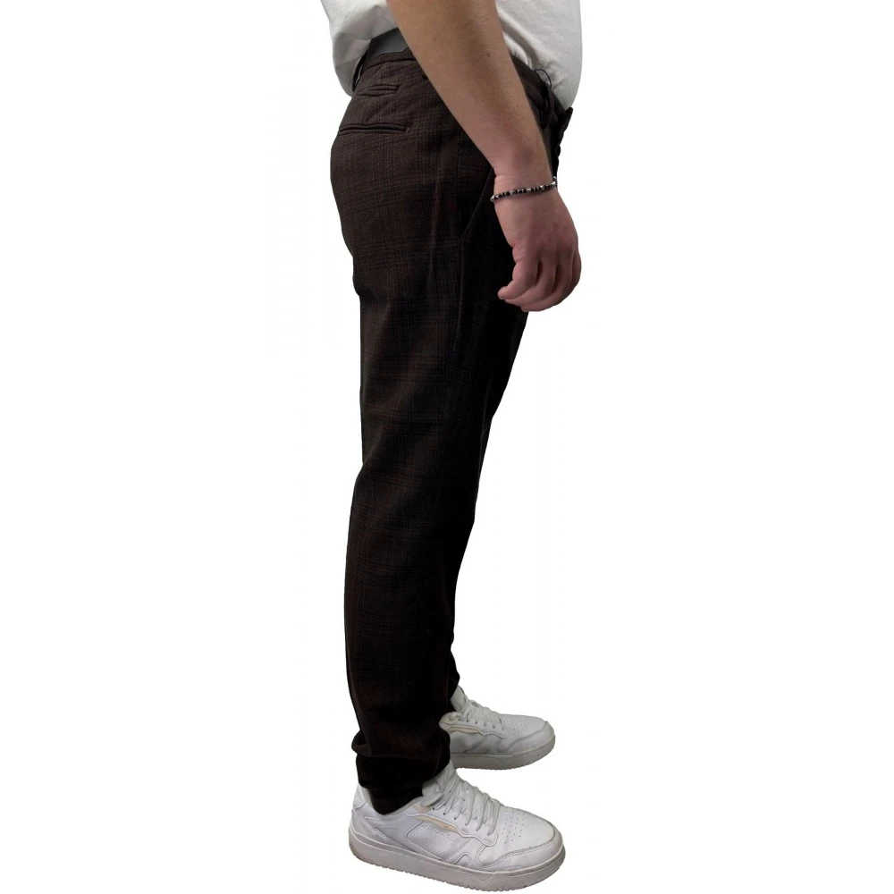 Briglia Katoenen Pantalone 1949 Stijl Brown Heren
