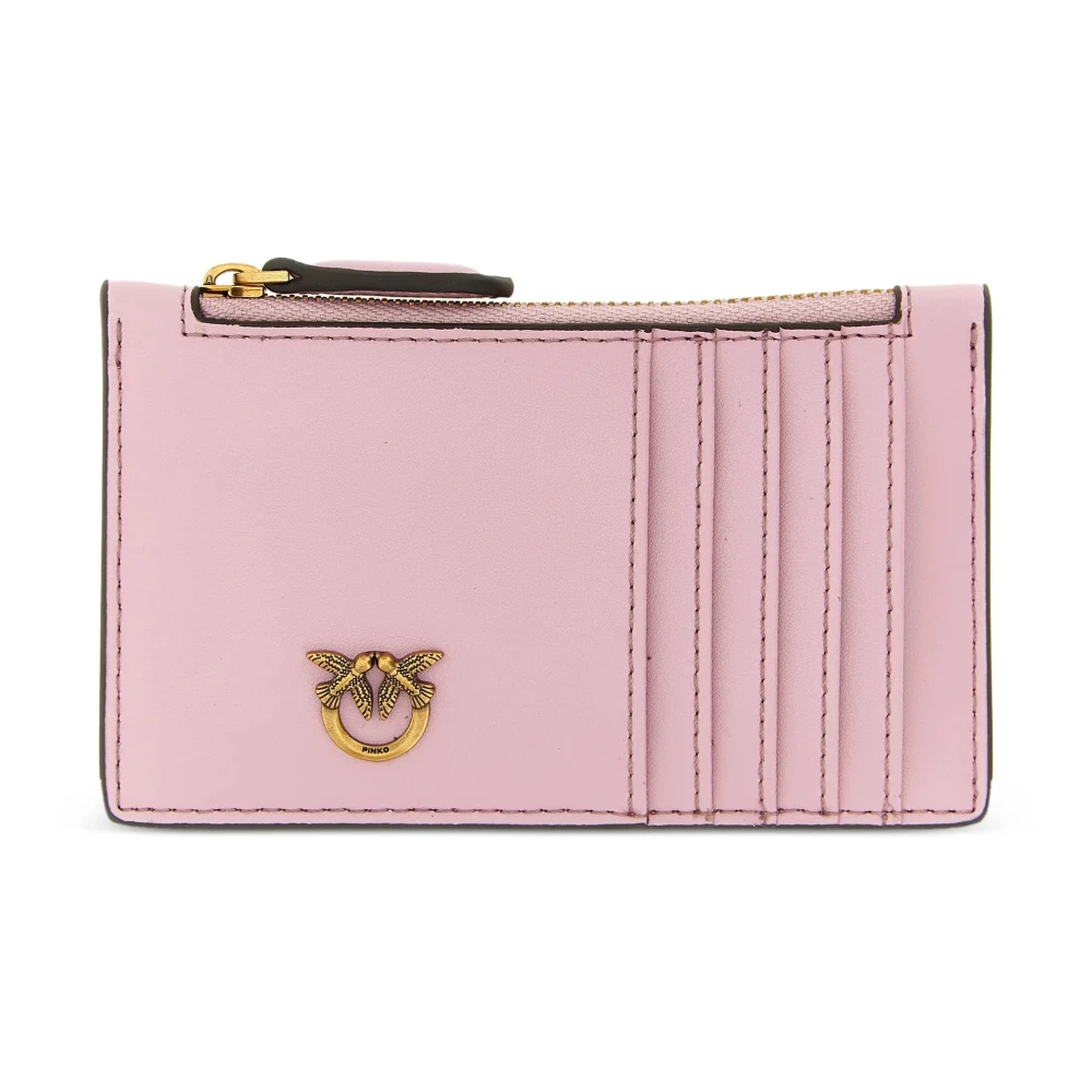 Pinko Women's Pink O, Wallets & Cardholders, One Size, Airone Cardholder