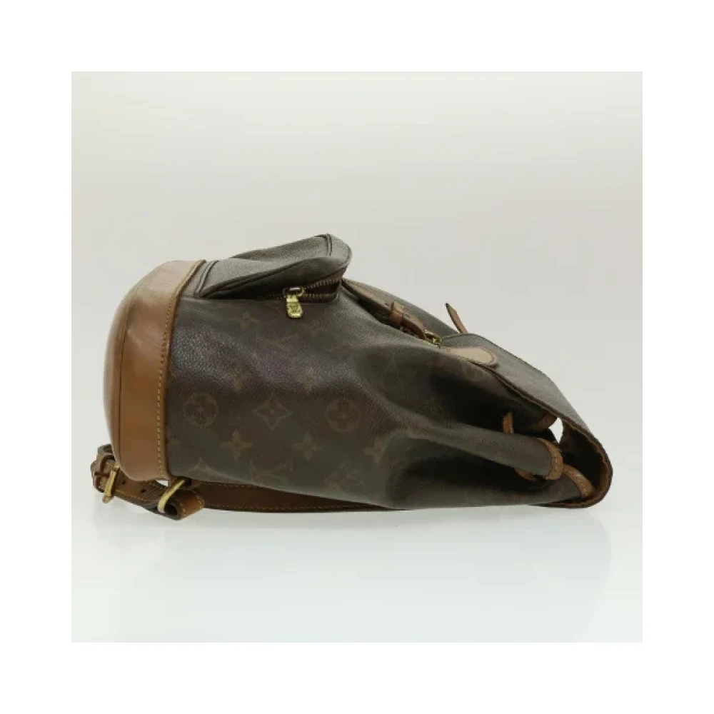 Louis Vuitton Vintage Pre-owned Canvas backpacks Brown Dames