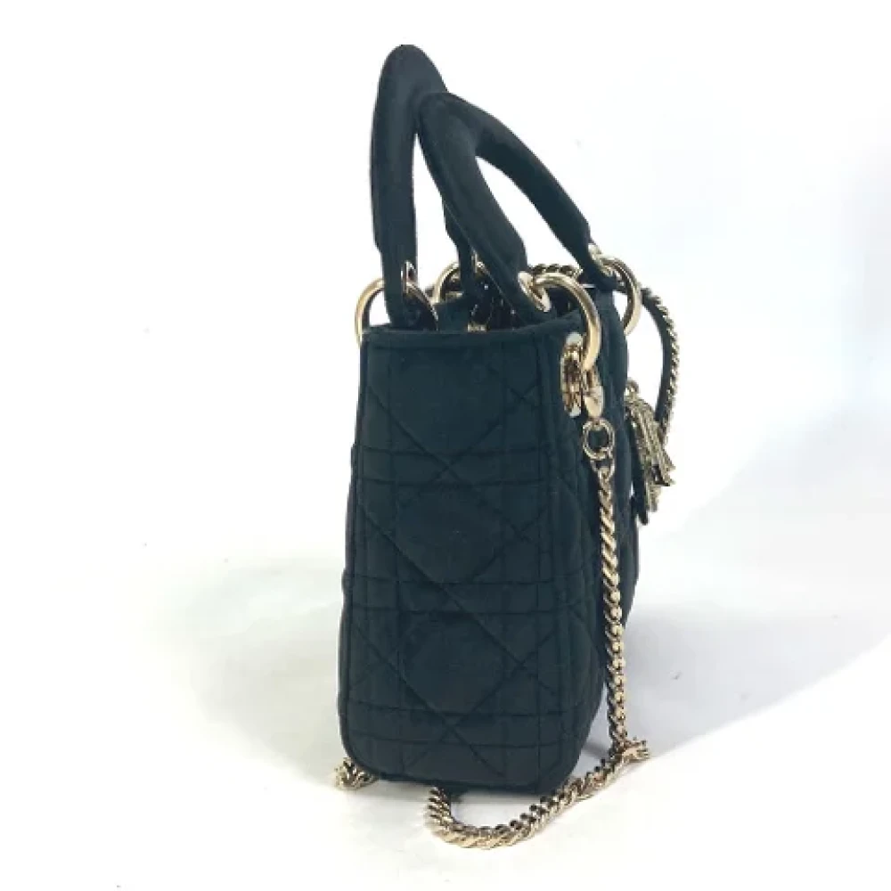 Dior Vintage Pre-owned Leather dior-bags Black Dames