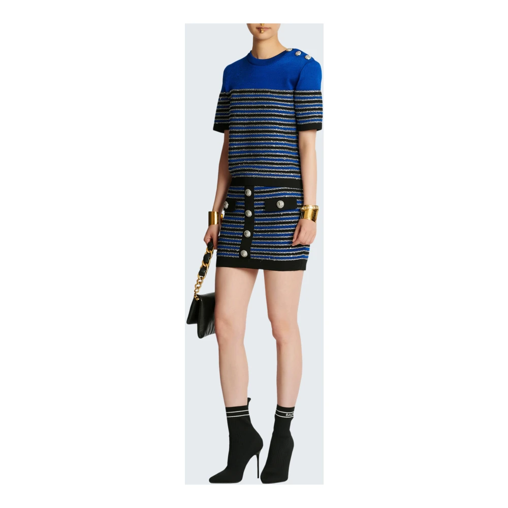 Balmain Blouses Blue Dames