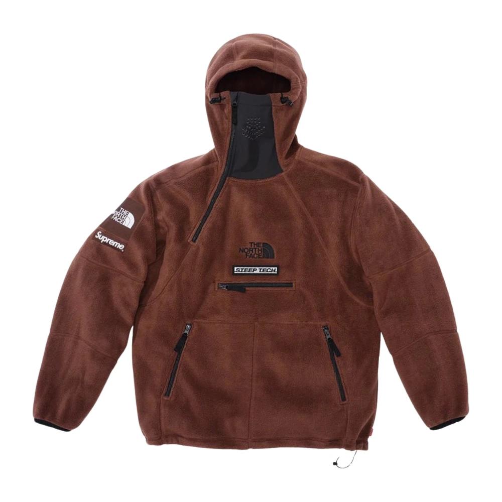 Supreme Beperkte oplage Steep Tech Fleece Pullover Brown Heren