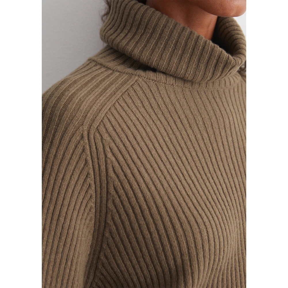 Marc O'Polo Geribbelde coltrui los Gray Dames