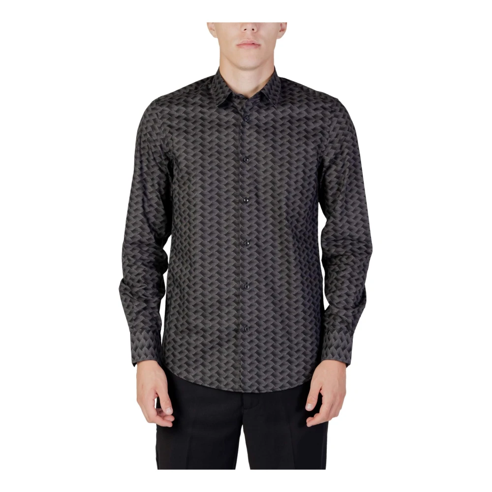 Antony Morato Men's Grey Button-Up Shirt Fall/Winter