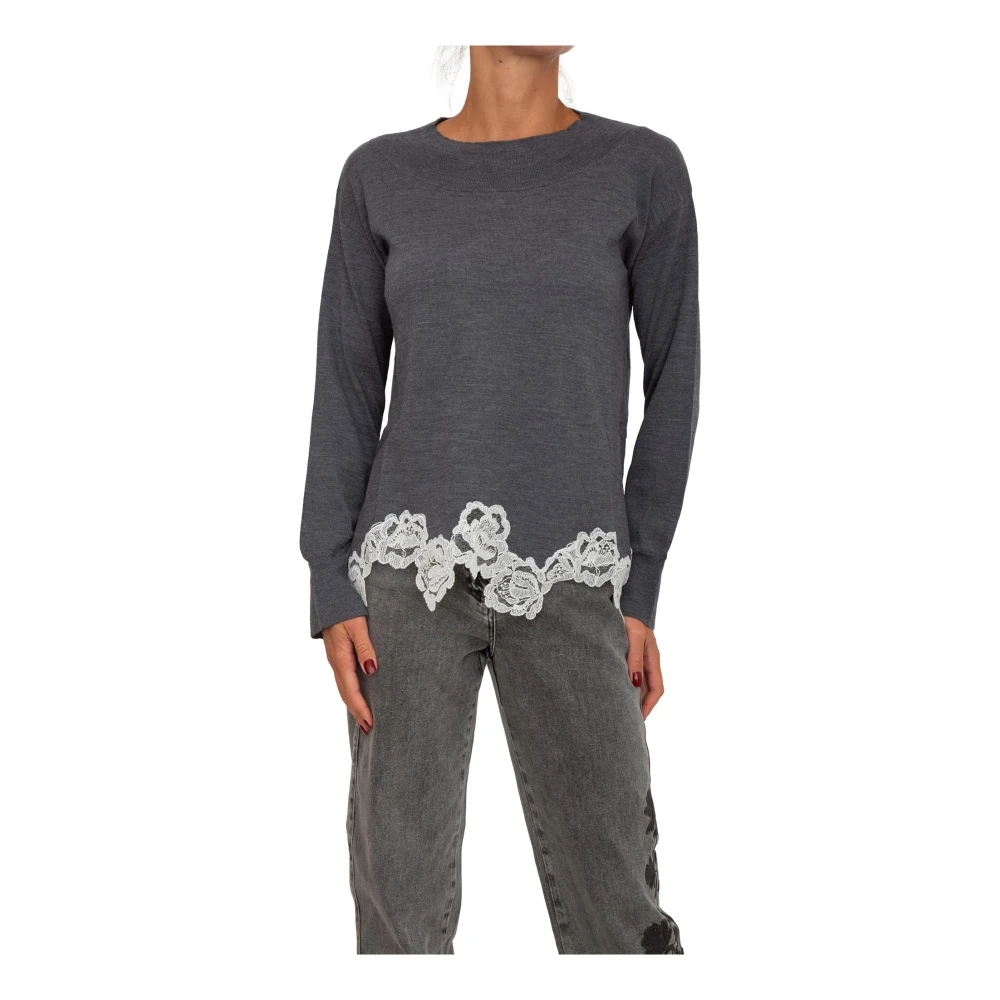 Blugirl Donna Grigio Maglie, M, New,