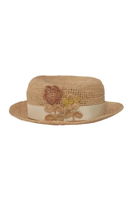 Lyse Hand-Braided Boater Hat