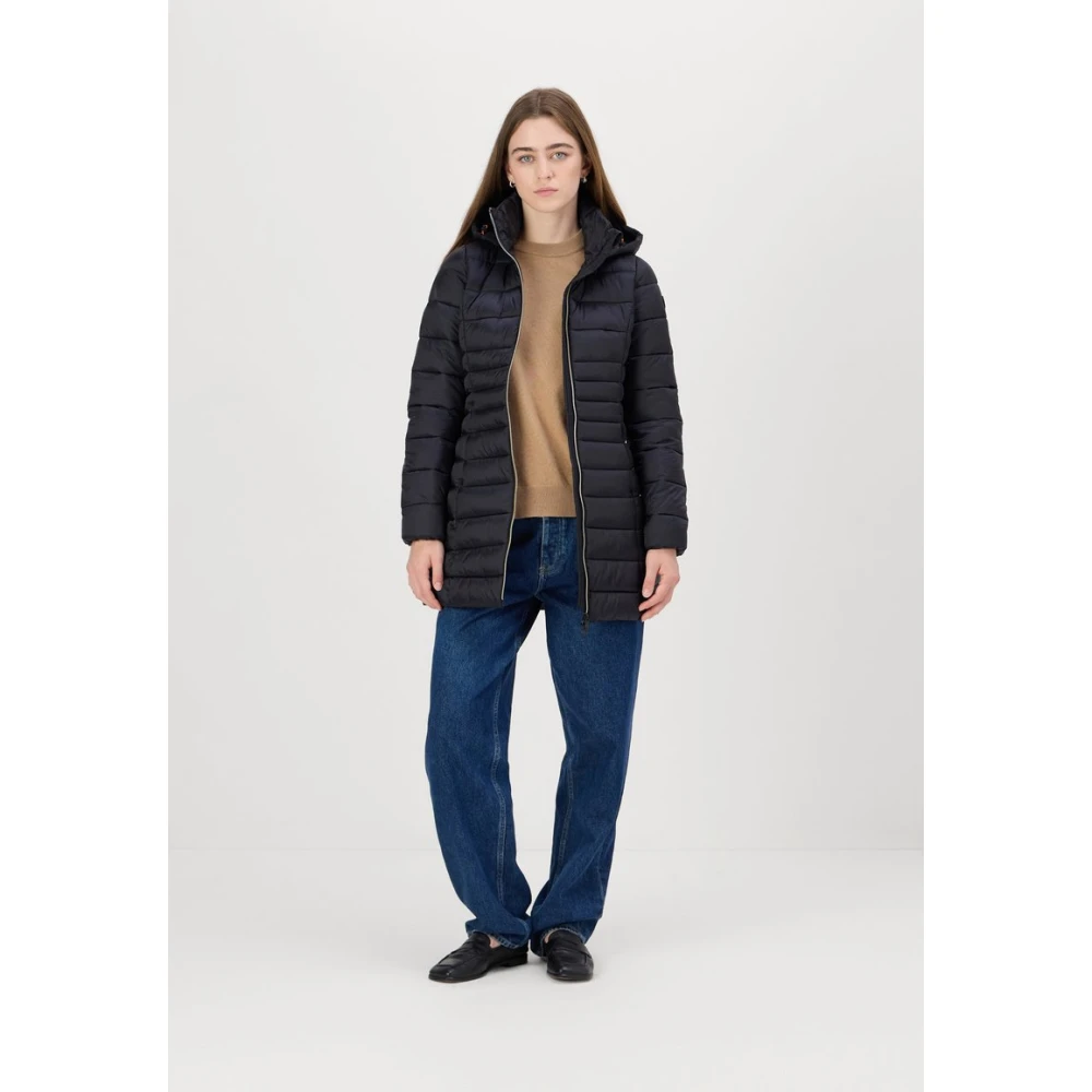 Save The Duck Hooded Coat Reese Black Dames