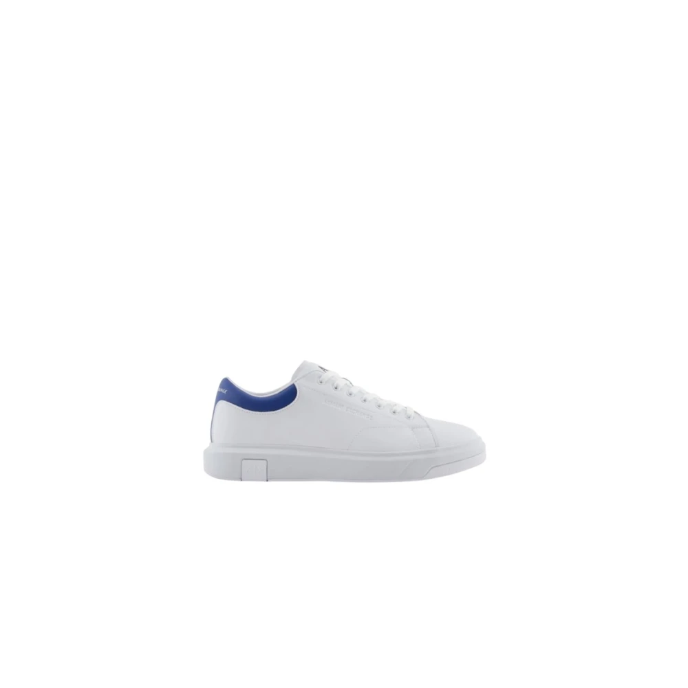 Armani Exchange Xux123 leren sneakers Heren Schoenen Wit