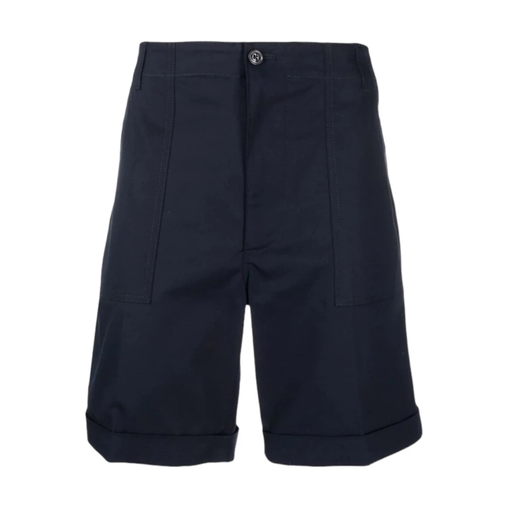 Moncler Casual Shorts Blue Heren