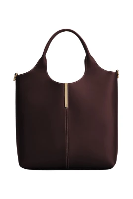 Läder Shopping Tote Bag