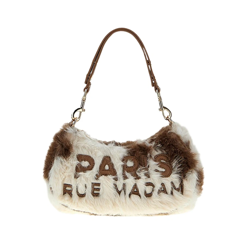Rue Madam Dierenprint Synthetisch Leren Hobo Tas Multicolor Dames